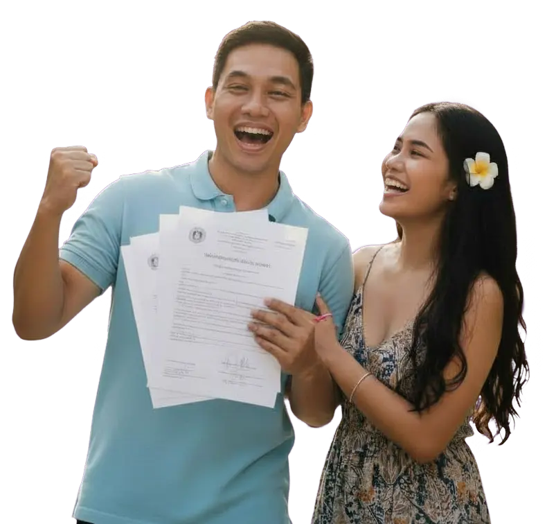 Confident Filipino professional